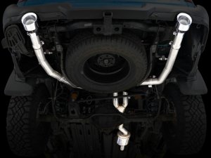RAM 1500 Performance Exhaust - Rear - AWE Tuning - 0FG Dual Rear Exit Cat-Back - Chrome Silver - `09-`18